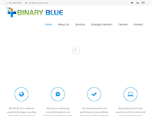 Tablet Screenshot of binaryblue.com